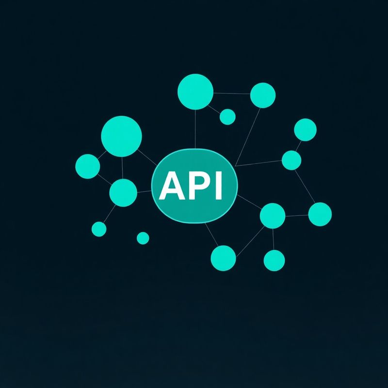 Abstrakte Darstellung der Coursejourney API-Architektur